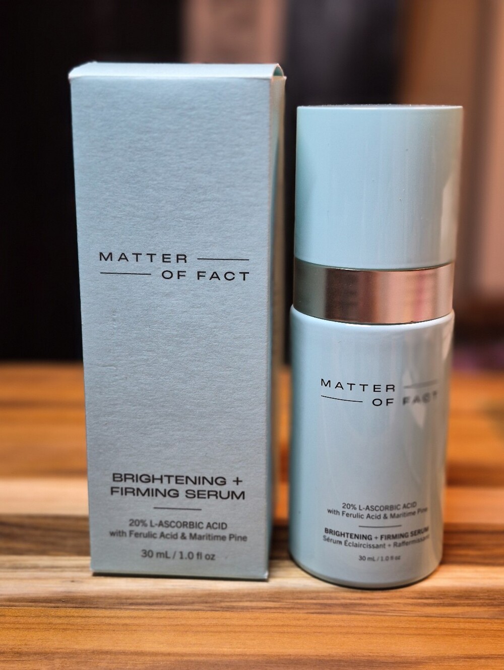 Matter Of Fact Brightening + Firming Serum, 30ml, NIB